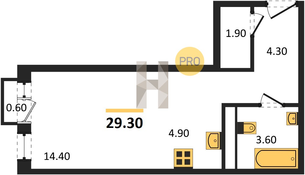Планировка квартиры 10335