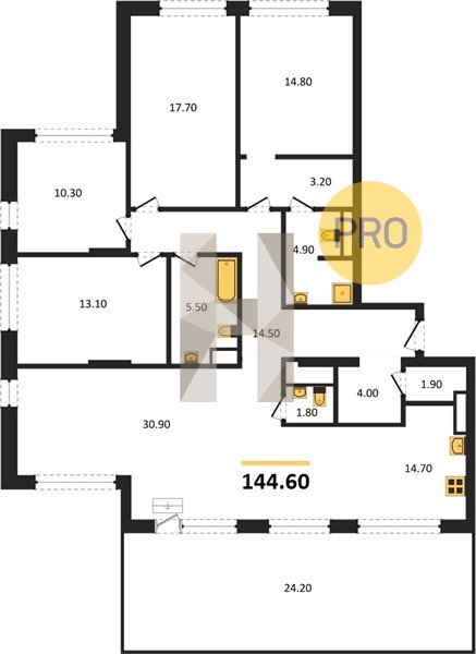 Планировка квартиры 10392