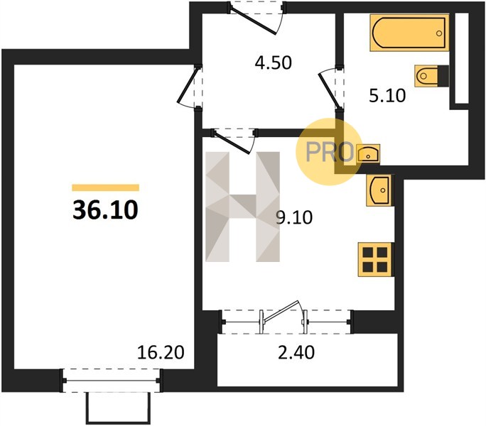 Планировка квартиры 10440