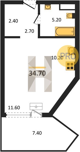 Планировка квартиры 10466