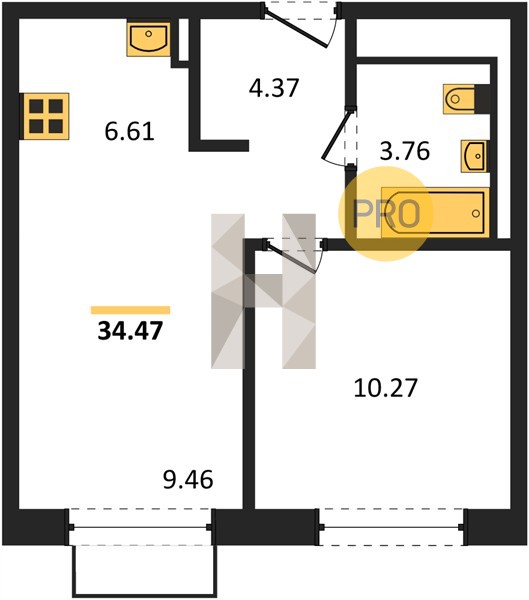 Планировка квартиры 10843