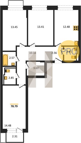 Планировка квартиры 10859