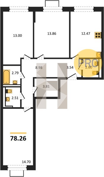 Планировка квартиры 10981