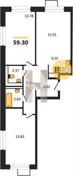 Планировка квартиры 11250