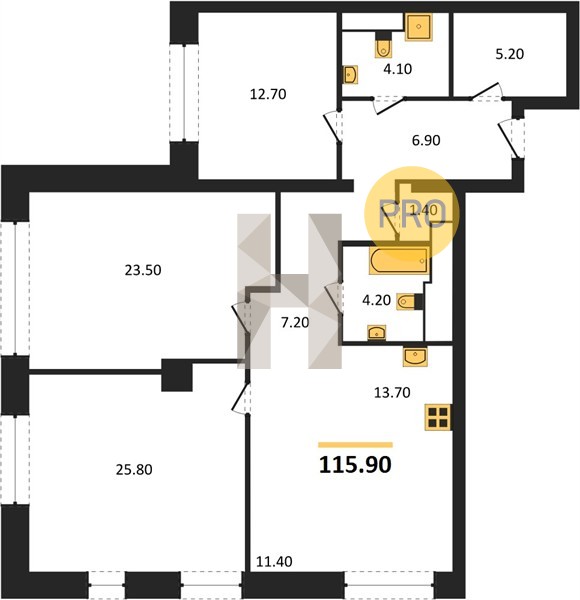 Планировка квартиры 1126