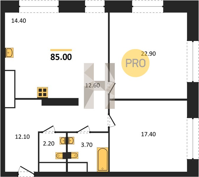 Планировка квартиры 1129