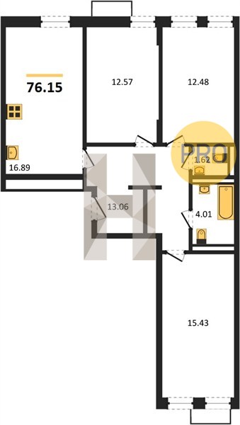 Планировка квартиры 11409