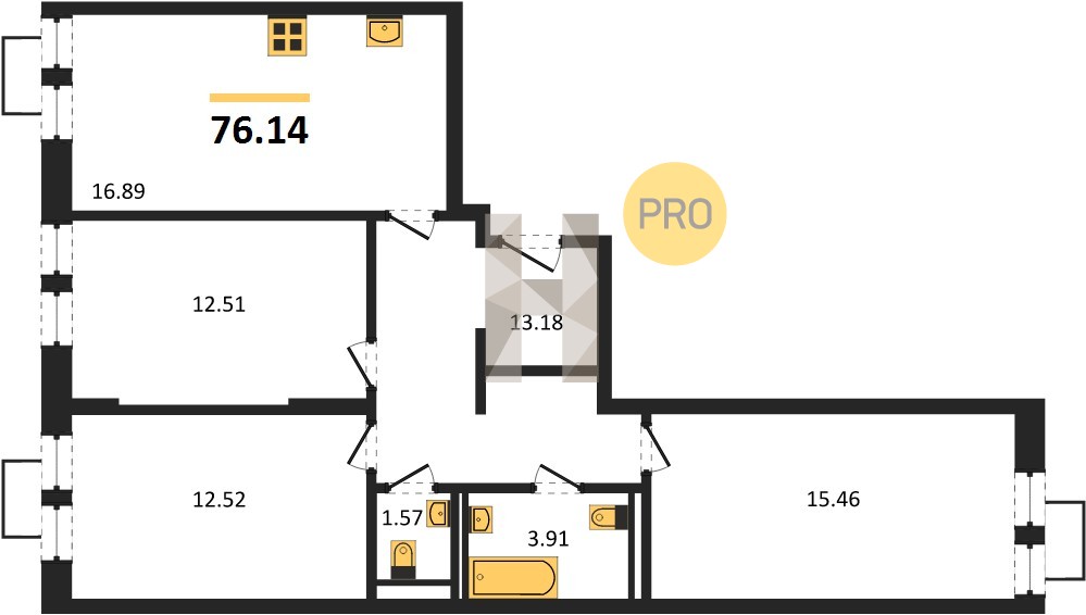 Планировка квартиры 11436