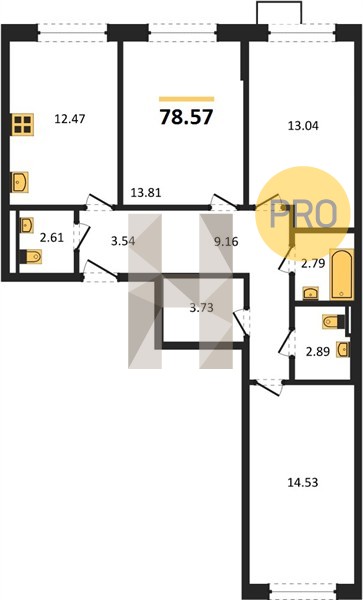 Планировка квартиры 11546