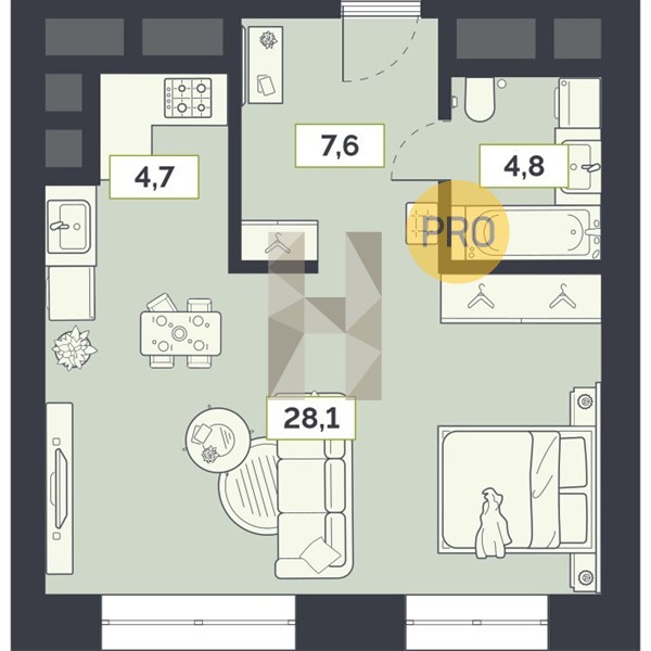 Планировка квартиры 118