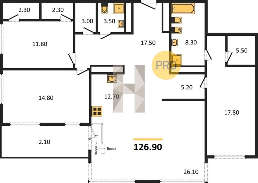 Планировка квартиры 1232