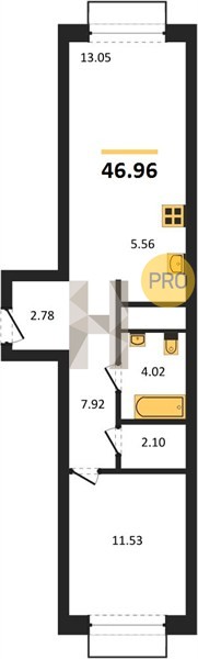 Планировка квартиры 13322