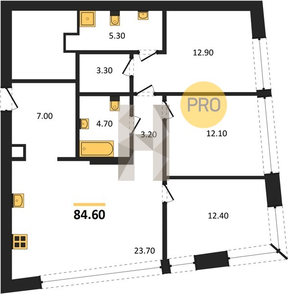 Планировка квартиры 14564