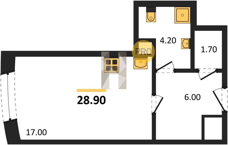 Планировка квартиры 15332