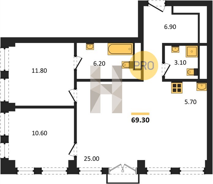 Планировка квартиры 15406