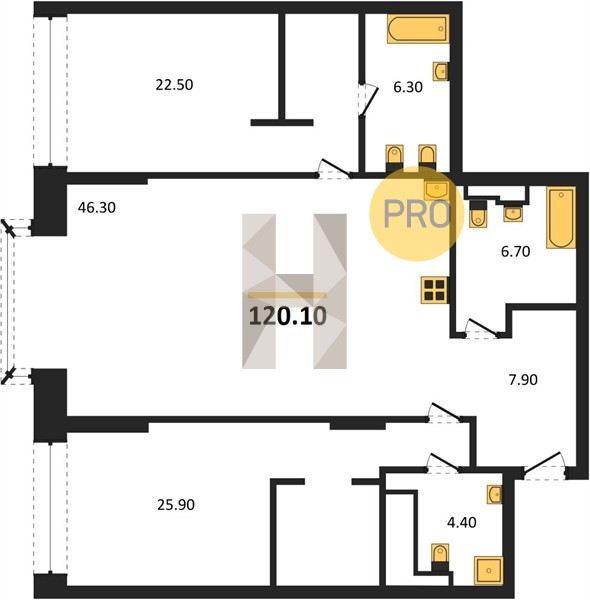 Планировка квартиры 20749