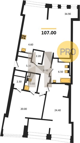 Планировка квартиры 20876