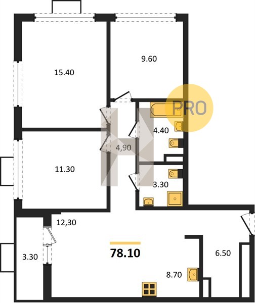 Планировка квартиры 21245
