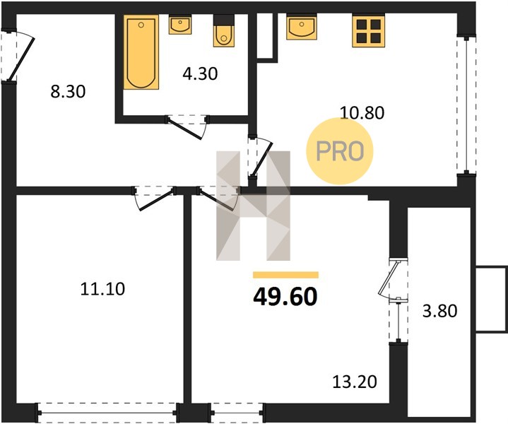 Планировка квартиры 21264