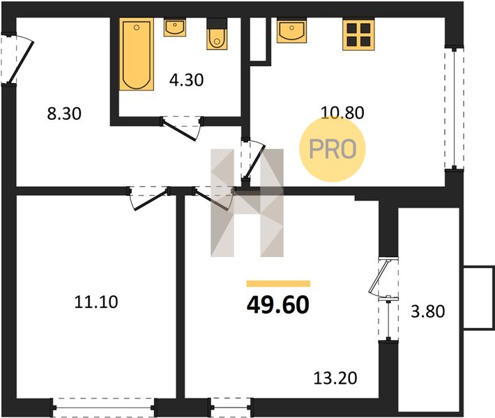 Планировка квартиры 21349