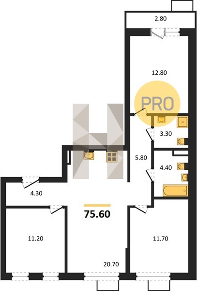 Планировка квартиры 21392