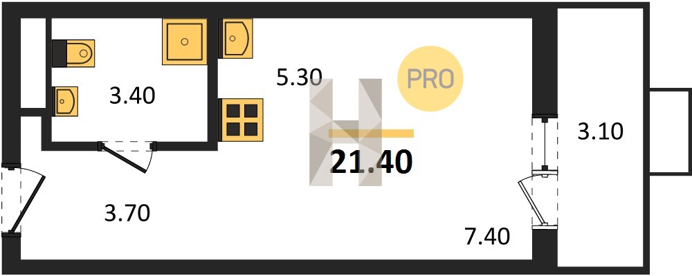 Планировка квартиры 21432