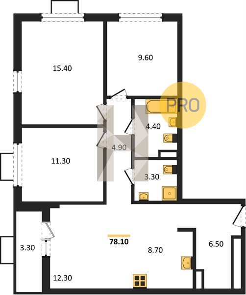 Планировка квартиры 21466