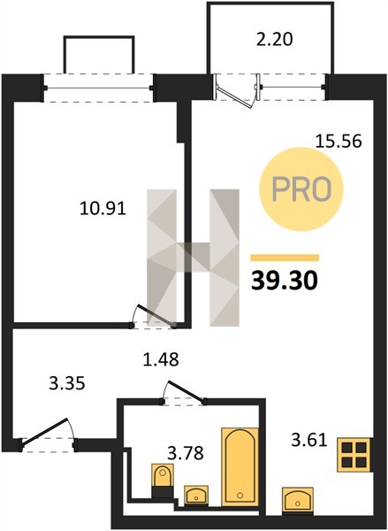 Планировка квартиры 21601