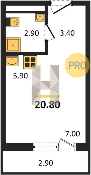 Планировка квартиры 22153