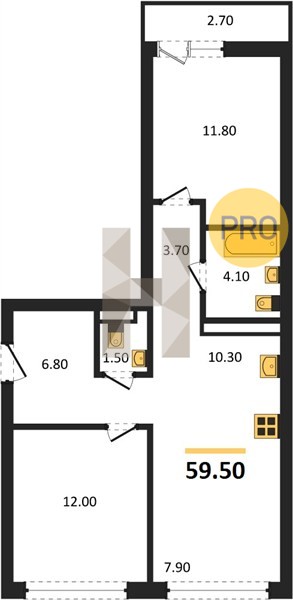 Планировка квартиры 22174