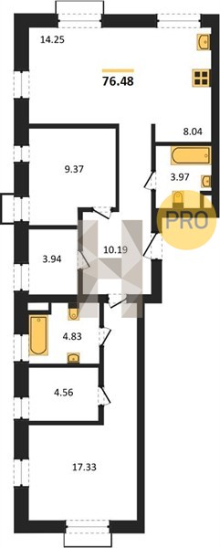 Планировка квартиры 2218