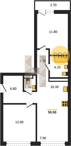 Планировка квартиры 22256