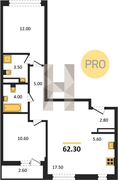 Планировка квартиры 22275