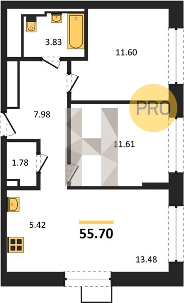 Планировка квартиры 22332