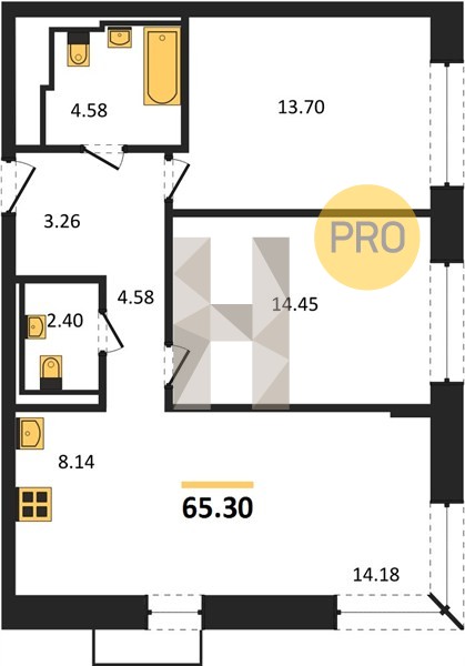 Планировка квартиры 22348