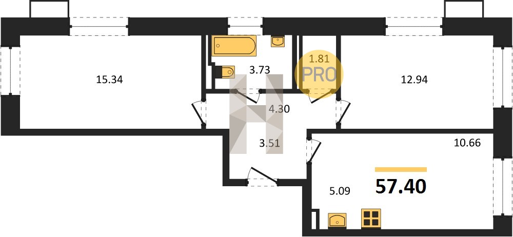 Планировка квартиры 22401