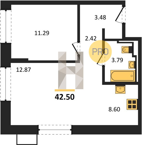 Планировка квартиры 22428