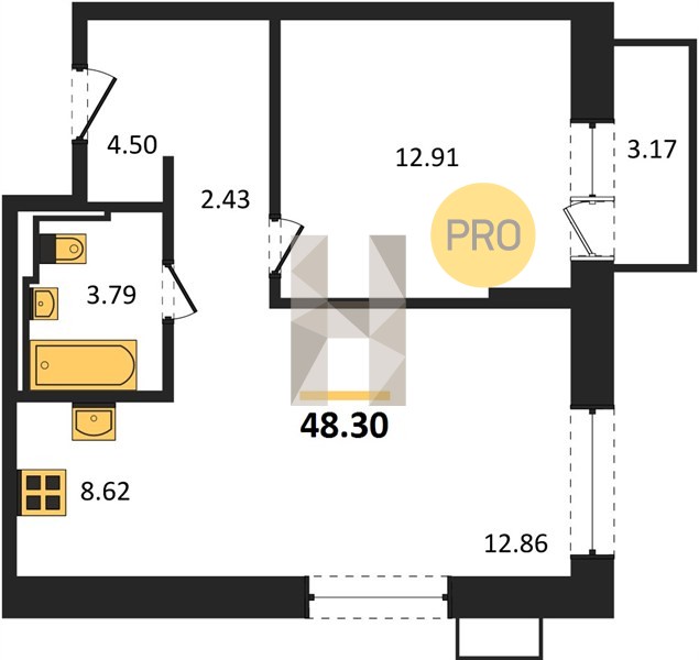 Планировка квартиры 22459