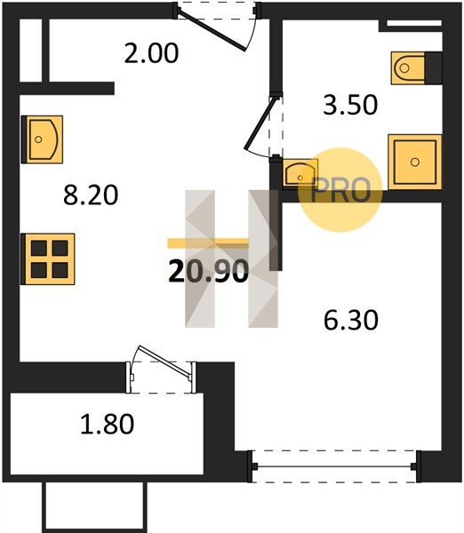 Планировка квартиры 22522