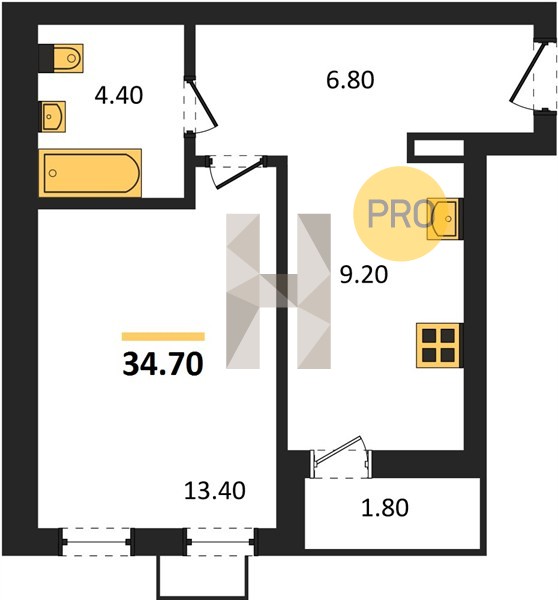 Планировка квартиры 22523