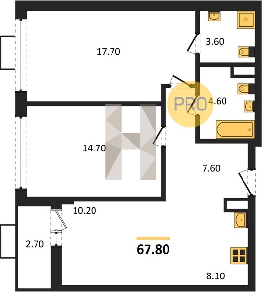 Планировка квартиры 22535
