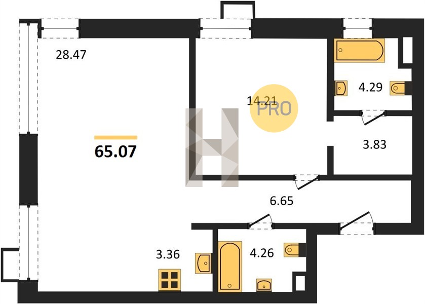 Планировка квартиры 2257