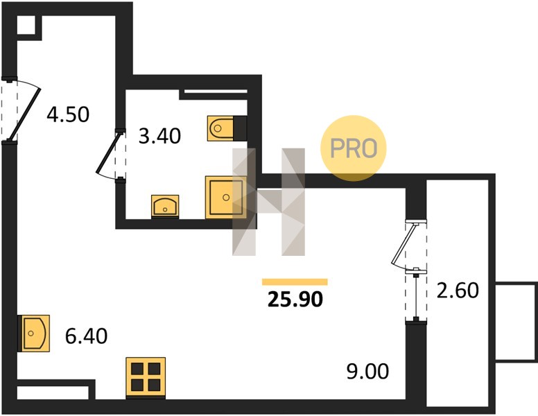 Планировка квартиры 22583