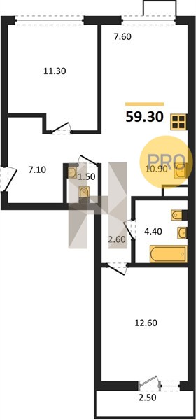 Планировка квартиры 22591