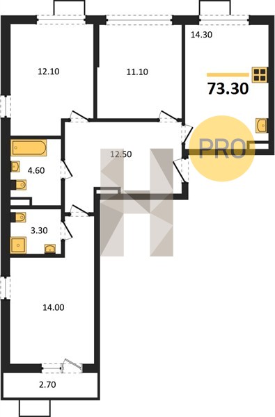 Планировка квартиры 22592