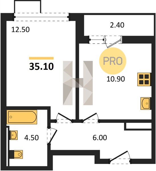 Планировка квартиры 22601