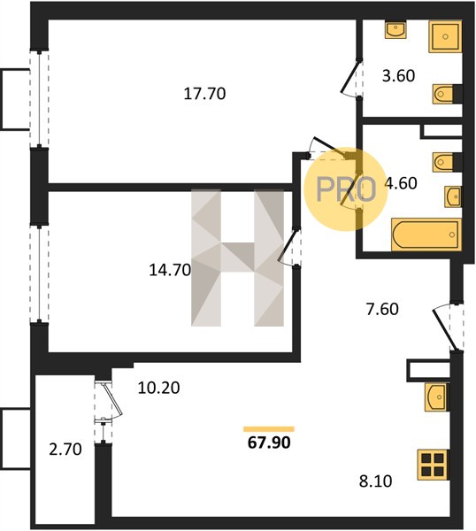 Планировка квартиры 22746