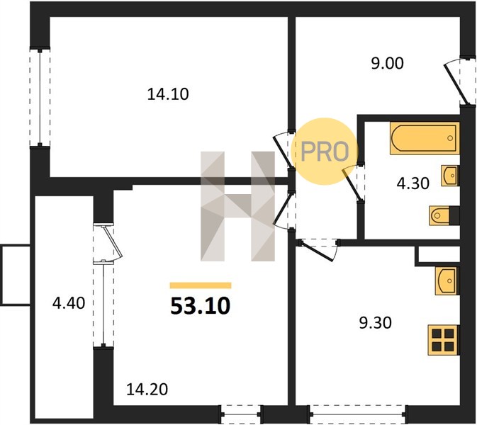 Планировка квартиры 22864