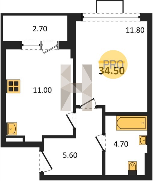 Планировка квартиры 22927