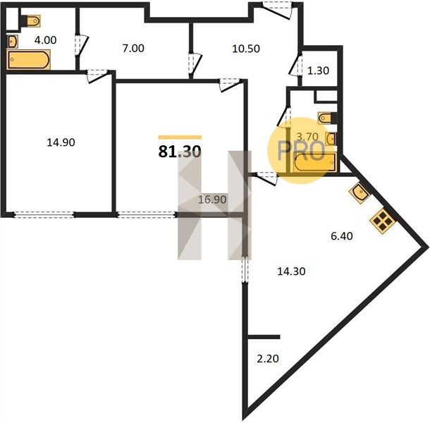 Планировка квартиры 2294